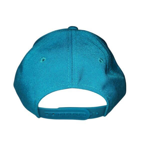 Charlotte Hornets NBA American Needle One Size Snapback Hat Blue Spell Out Rare - Picture 3 of 7